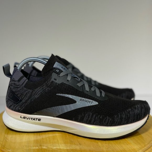 Brooks Levitate 4 Women's (Size 9.5 B Medium) Running Shoes Black Gray - Picture 1 of 7